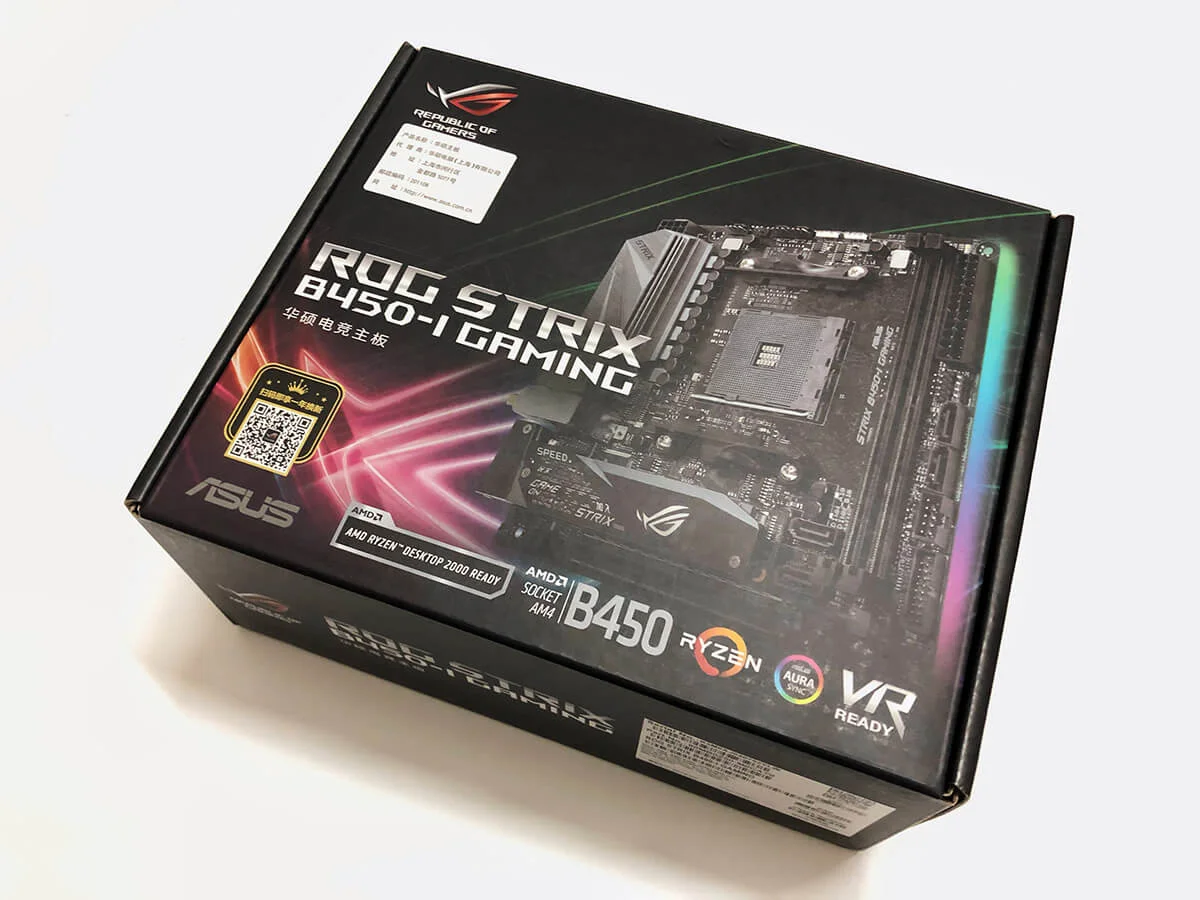 主板：华硕 ROG STRIX B450-I GAMING