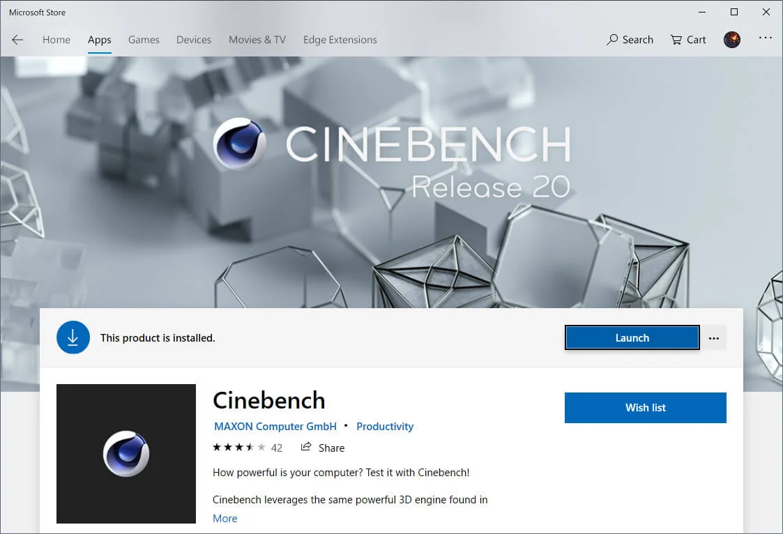 CineBench R20