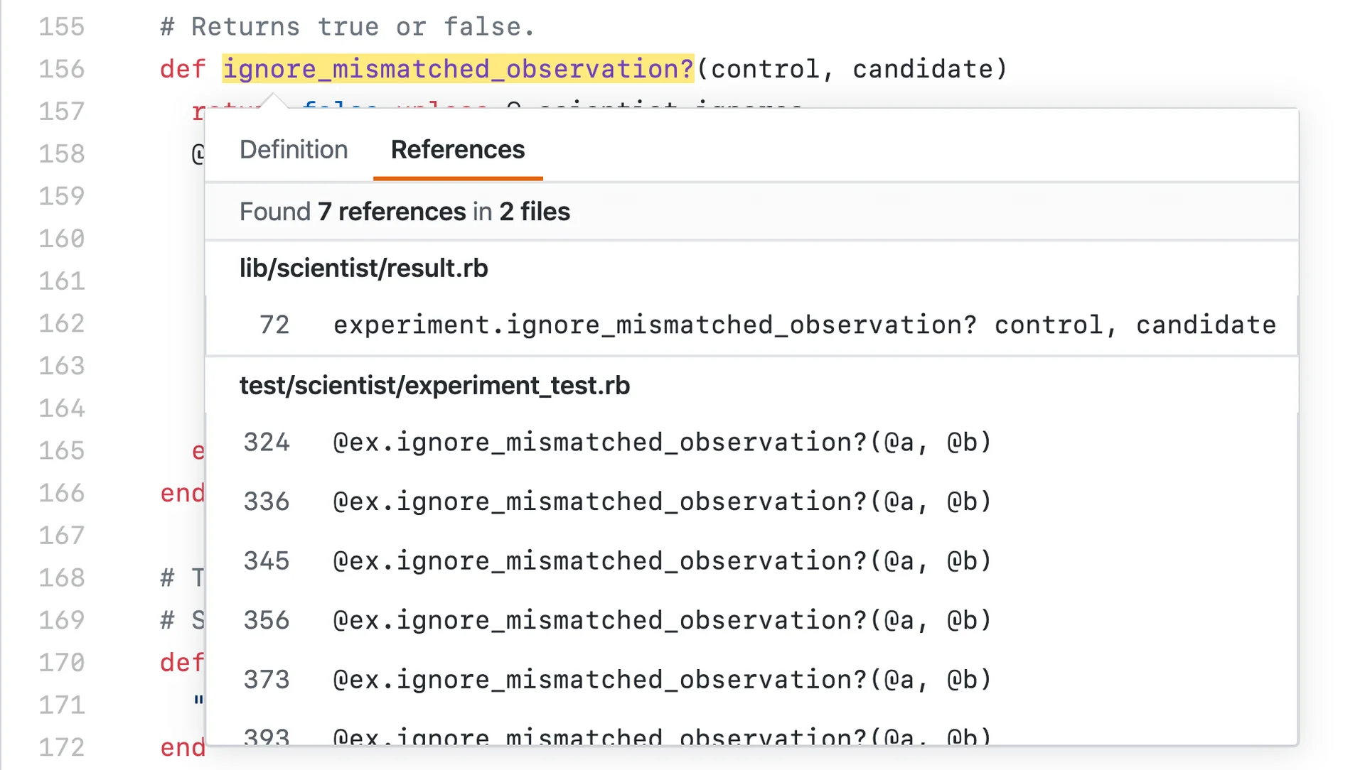 Code Navigation